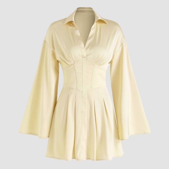 Cider • NWT Elegant Cream Women's Dress PTP 18”-21” - Picture 1 of 4